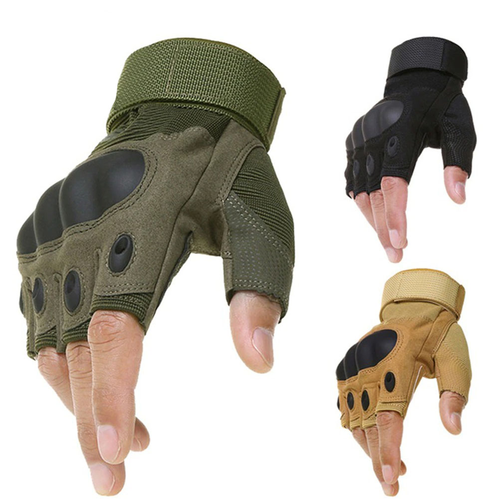 CSGO Knife Proof Gloves Finger Tipless Airsoft Tactical Hunting